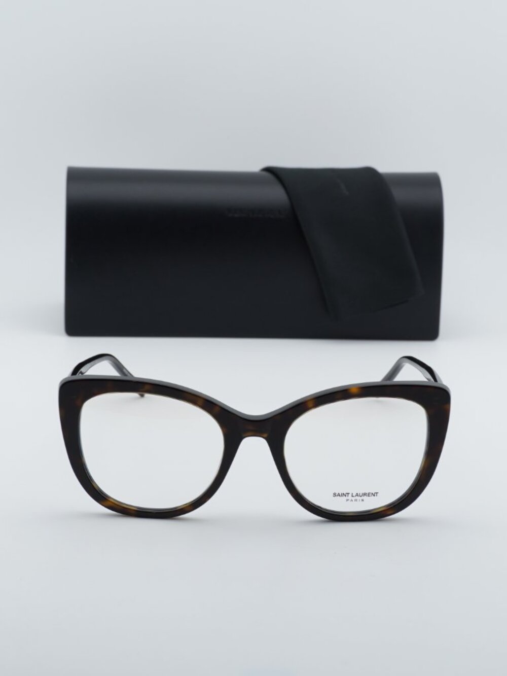 Saint Laurent SL778 002 Square Eyeglasses 55mm – Havana - Picture 7 of 10